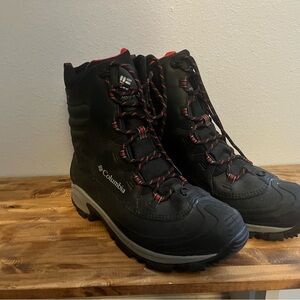 Columbia Black and Red Hiking Boots